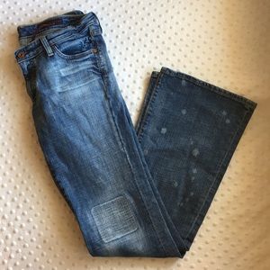 AG Women’s Jeans Sz 30R Destroyed The Club fit